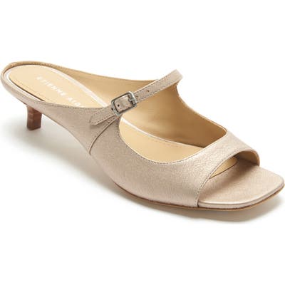 Etienne Aigner Verity Mary Jane Slip-On Sandal, Metallic