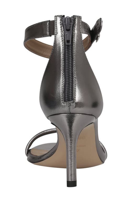 Hugo Boss Boss Janet Ankle Strap Sandal In Silver