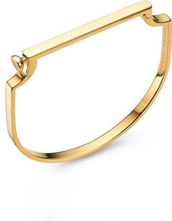 Monica vinader online signature thin bangle