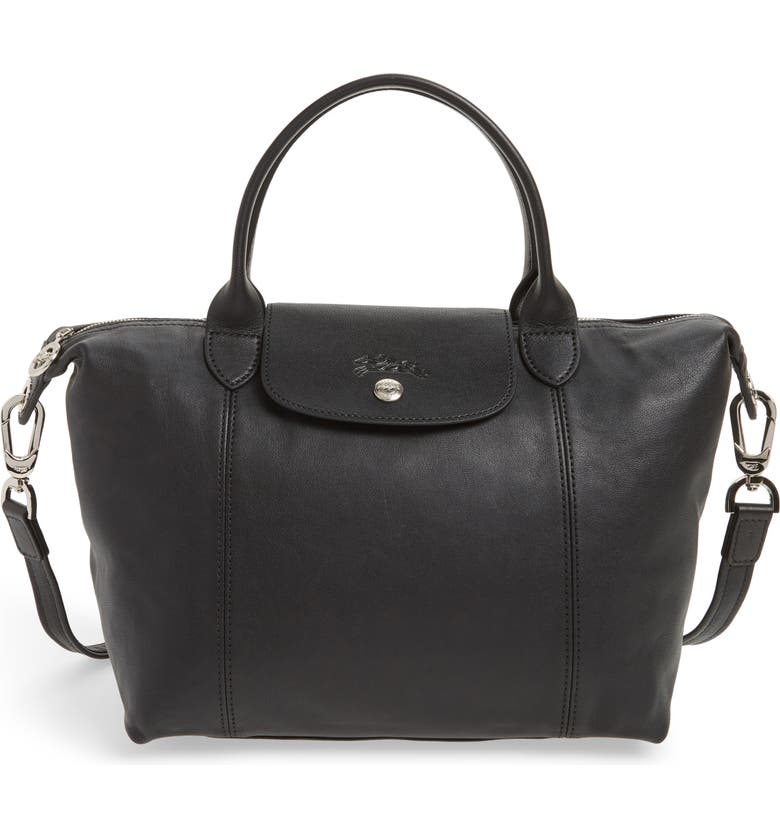 Longchamp Small 'Le Pliage Cuir' Leather Top Handle Tote | Nordstrom