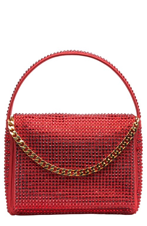 Taylor Top Handle Bag in Red Crystal