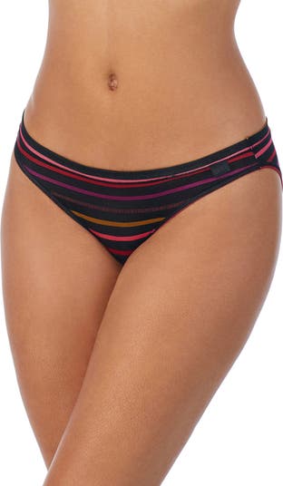 New DKNY Ladies' Seamless Rib Bikini Underwear, 4-pack Multi Color Size M  20.00