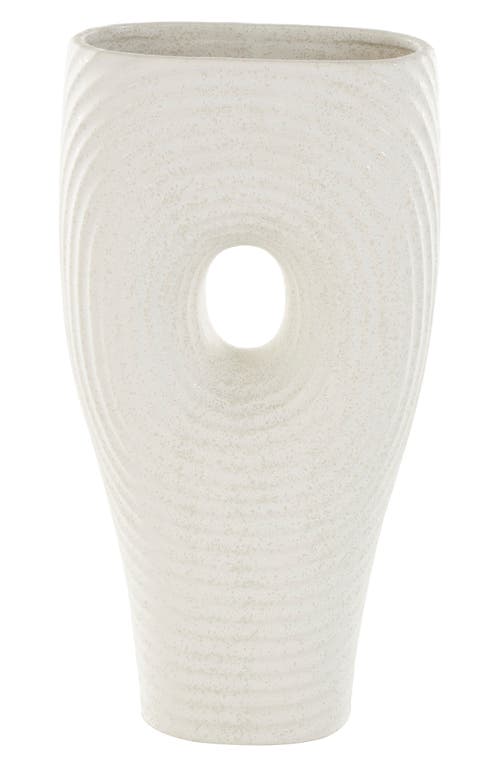 GINGER BIRCH STUDIO GINGER BIRCH STUDIO TEXTURED CERAMIC VASE