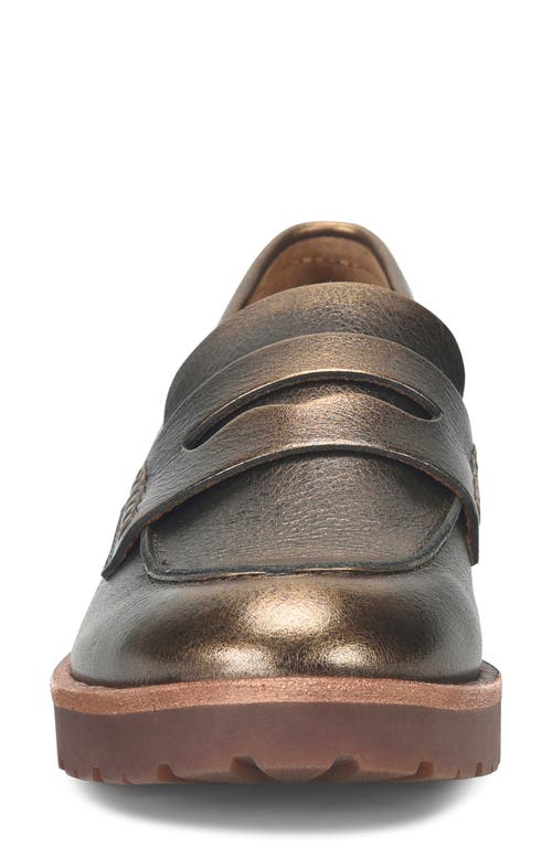 Shop Kork-ease ® Carlisle Penny Loafer In Bronze Metallic