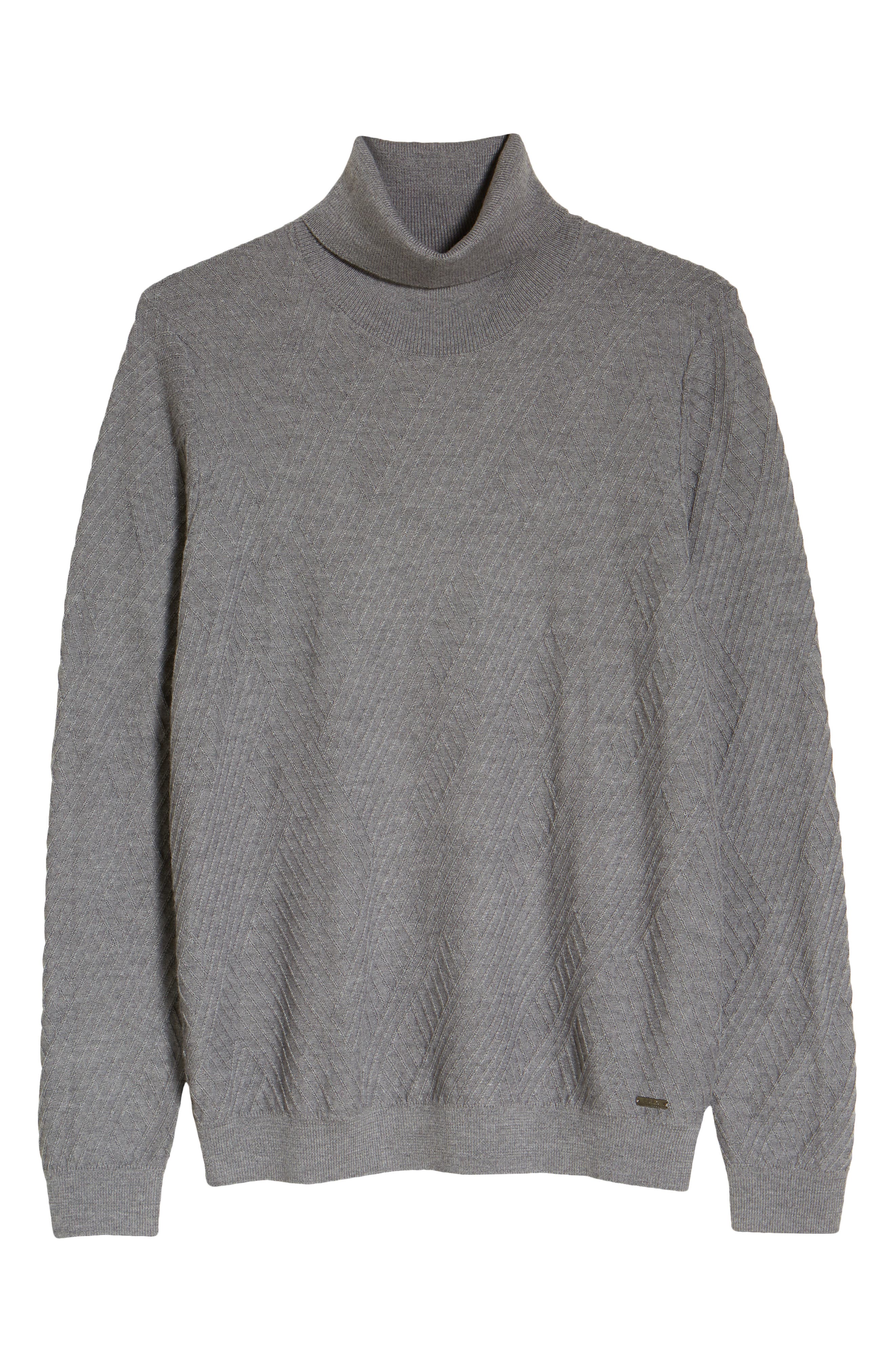 men's black merino wool turtleneck