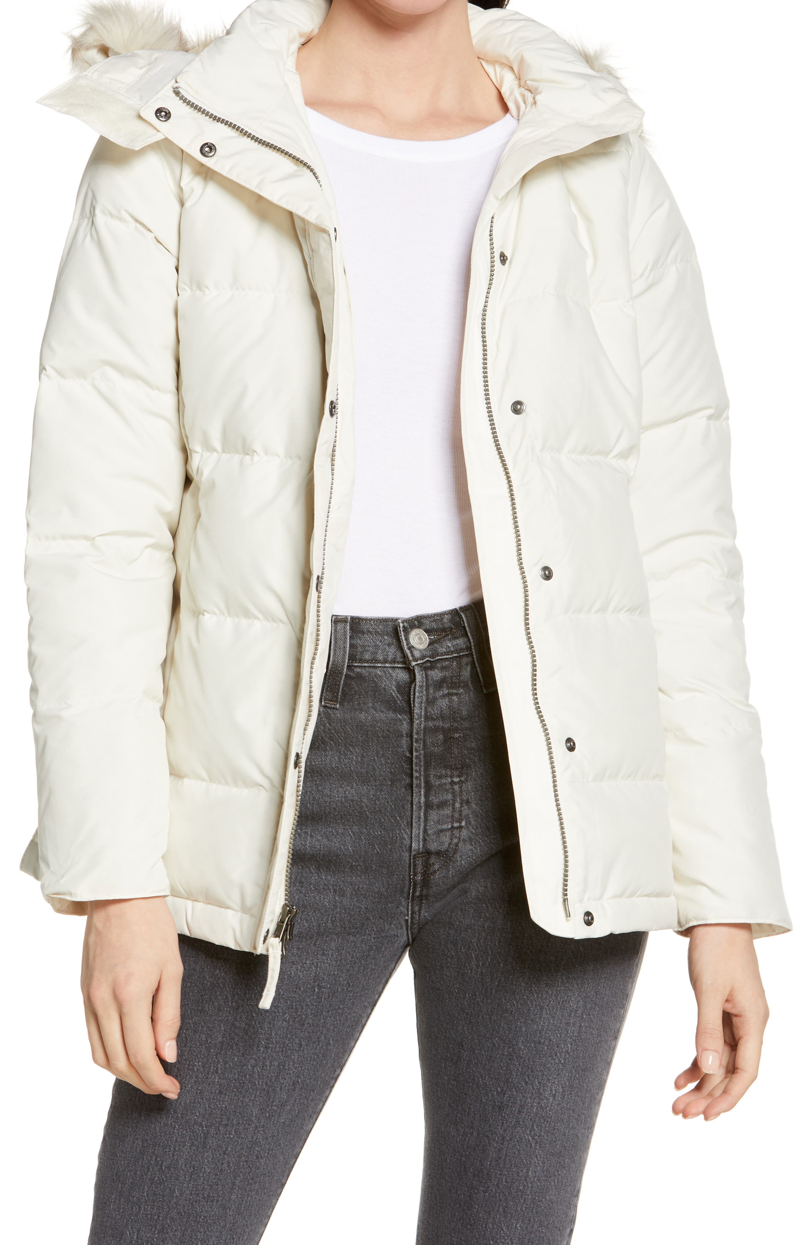 white down coat
