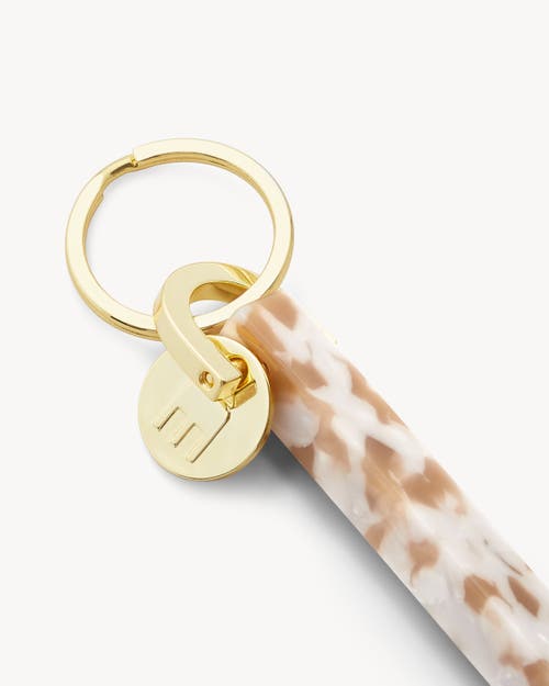 Machete Bar Keychain In Taupe Shell