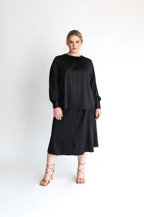 Gabriella Rossetti Mimosa Blouse In Midnight