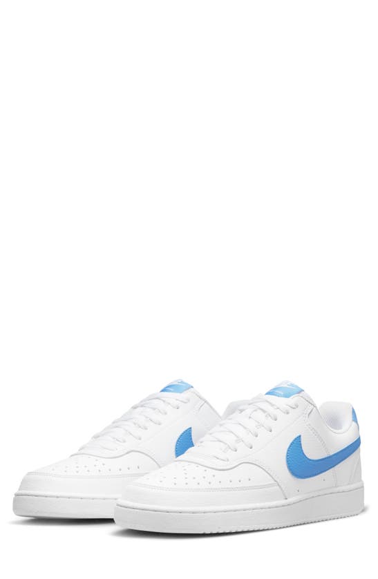Nike Court Vision Next Nature Sneaker In White/ Photo Blue