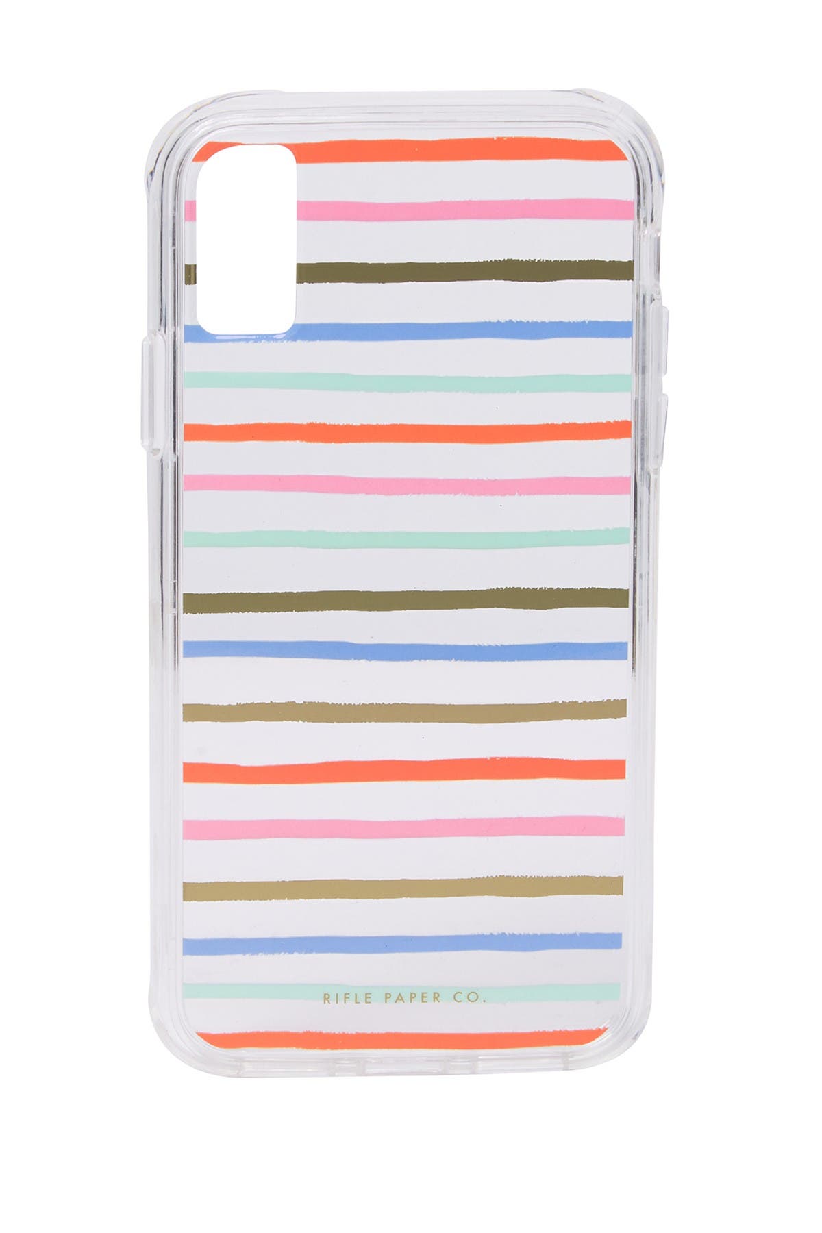 Case-mate Iphone Xs/x Rifle Paper In Happy Stripes