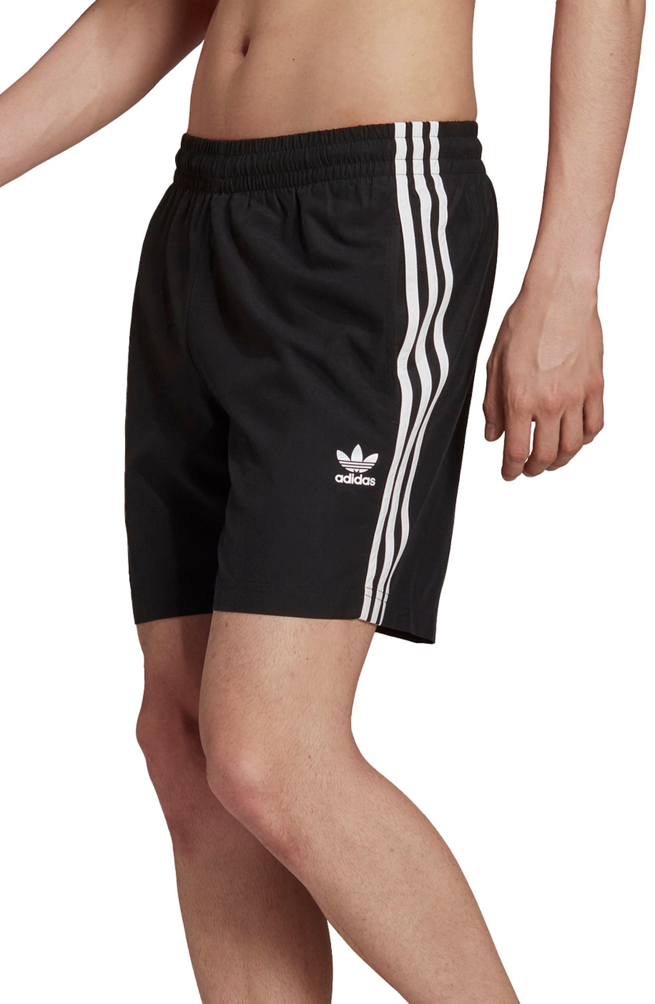 Mens Clothing Beachwear Swim trunks and swim shorts Moschino Synthetic Swim Trunks in Black for Men 