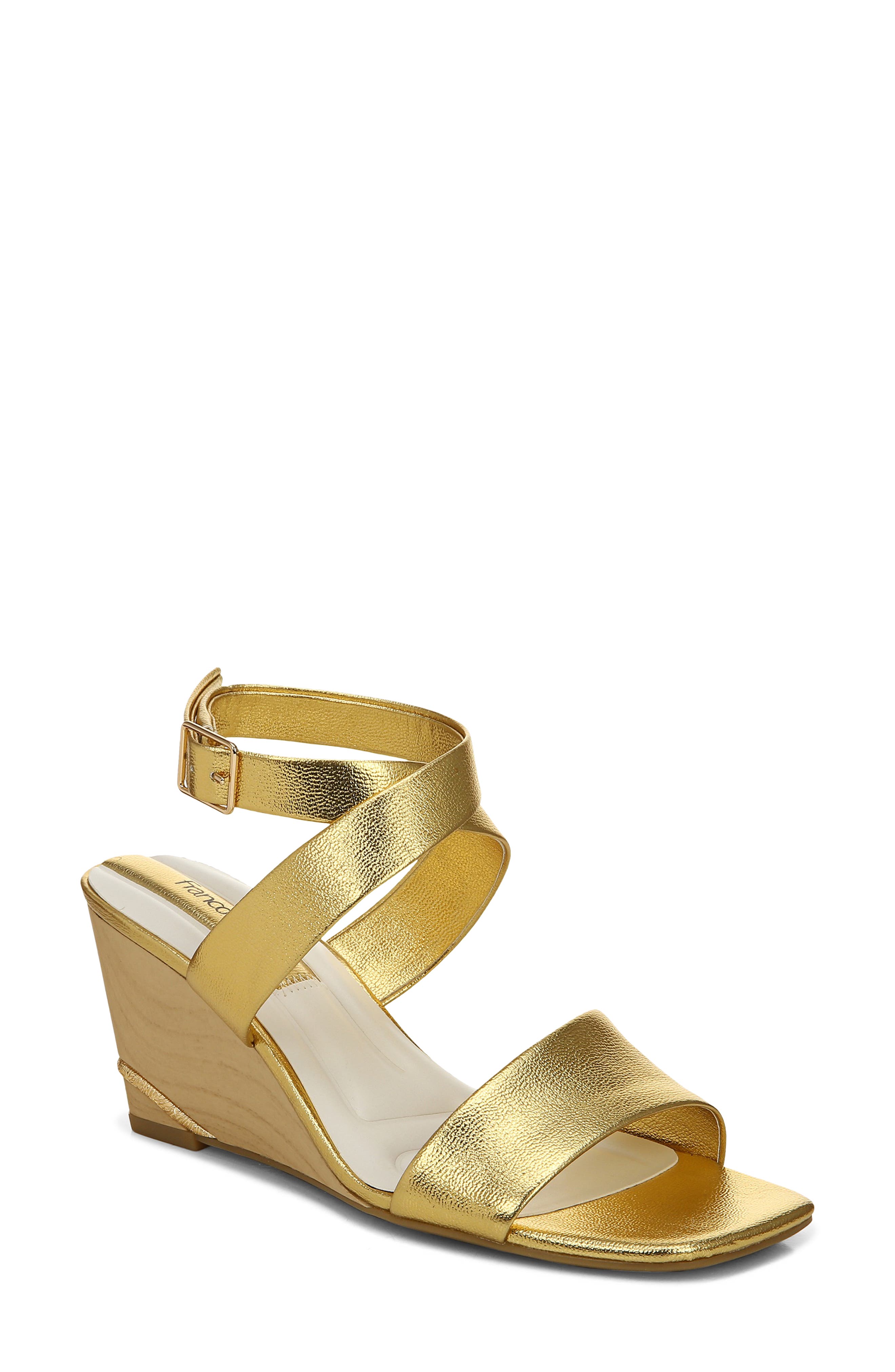 catwalk yellow wedges