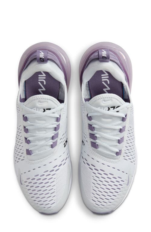 Shop Nike Air Max 270 Sneaker In Platinum/white/lilac
