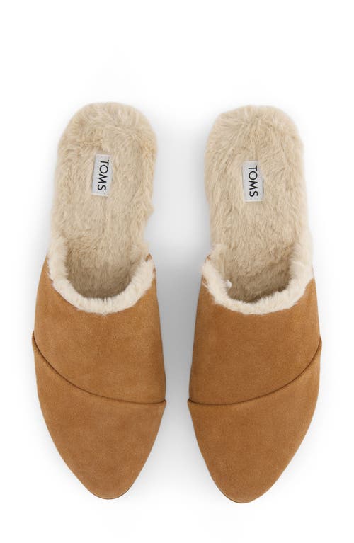 Shop Toms Jade Mule In Brown/faux Fur