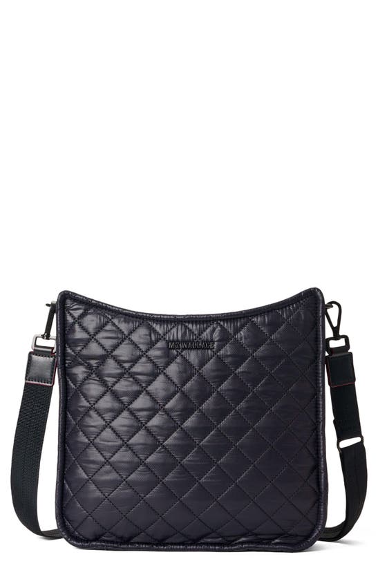 MZ WALLACE BOX QUILTED NYLON CROSSBODY BAG