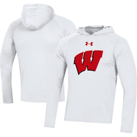 Northwestern Wildcats Men's Under Armour Tech Hooded White Long-Sleeve  T-Shirt