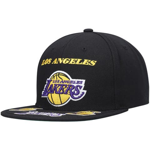 Los Angles Lakers Hat Vintage LA Lakers Ski Beanie Hat Snow Cap