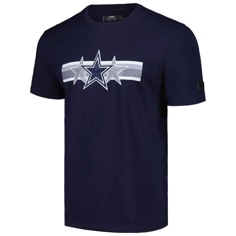 Shop Pro Standard Navy Dallas Cowboys Retro Striper T-shirt
