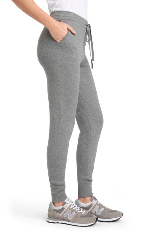 Shop Splendid Kayla Tie Waist Joggers In Heather Fog