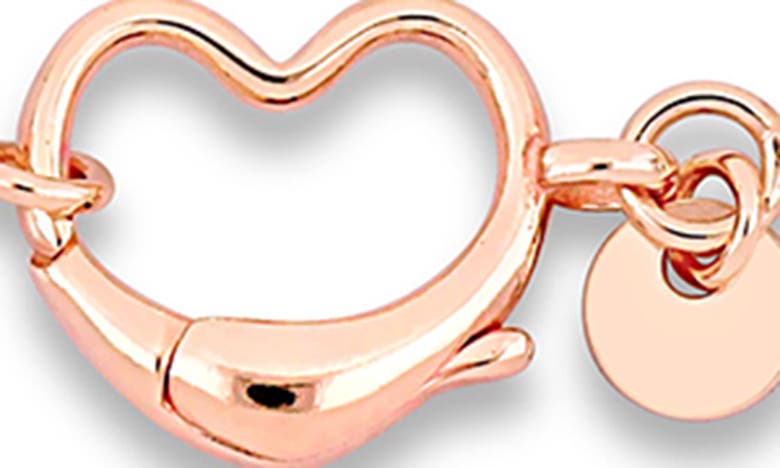 DELMAR DELMAR BEADED HEART CLASP BRACELET