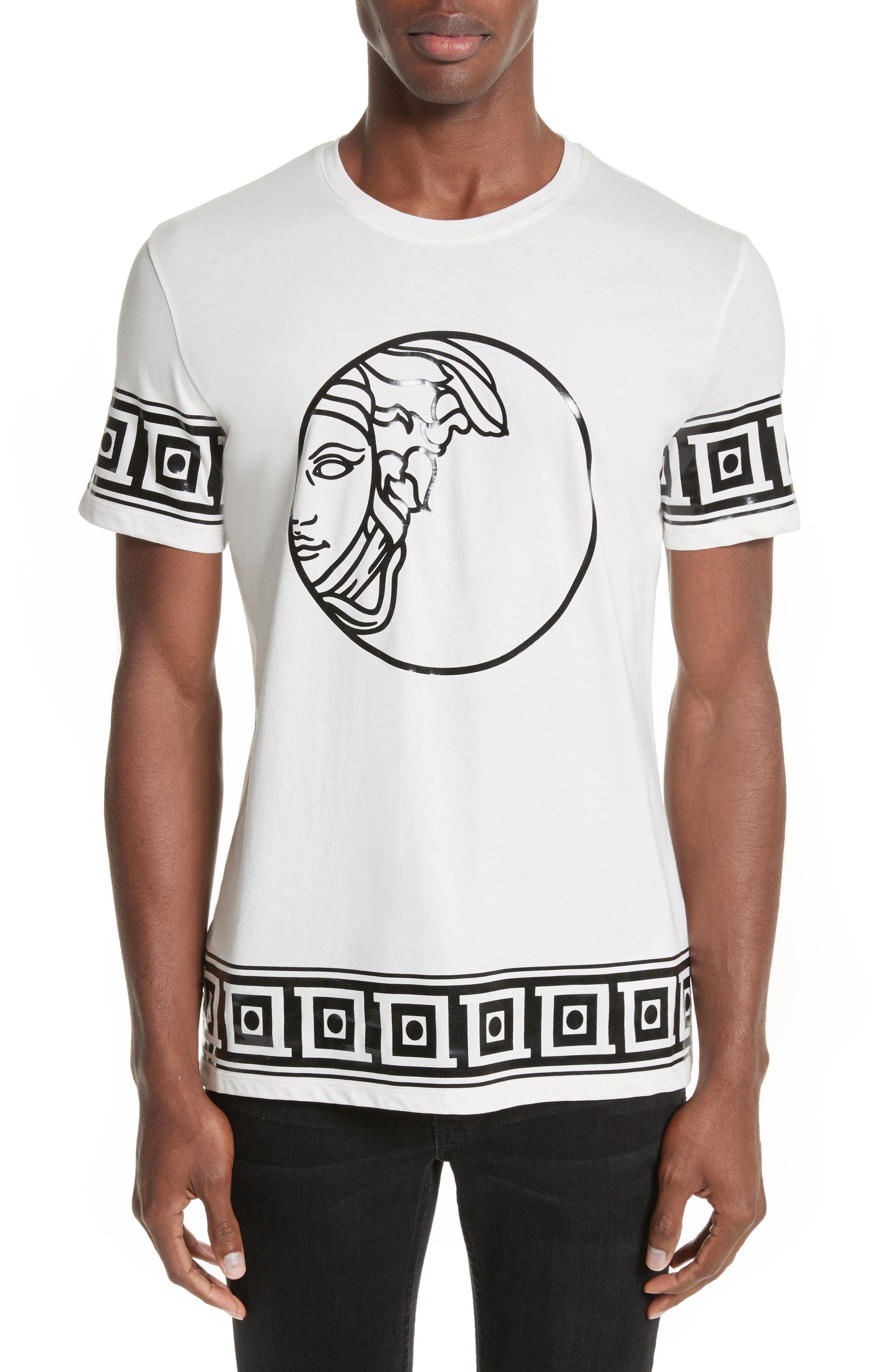 Versace Collection Tonal Medusa Print T-Shirt | Nordstrom