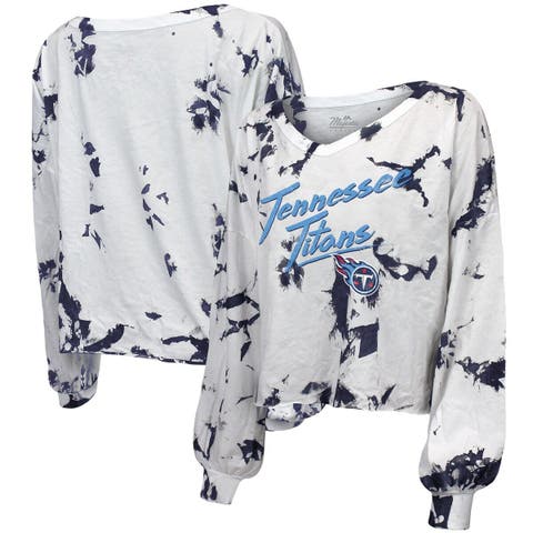 Women's Fanatics Branded Heathered Navy/White Milwaukee Brewers Team Ultimate Honor 3/4-Sleeve V-Neck T-Shirt