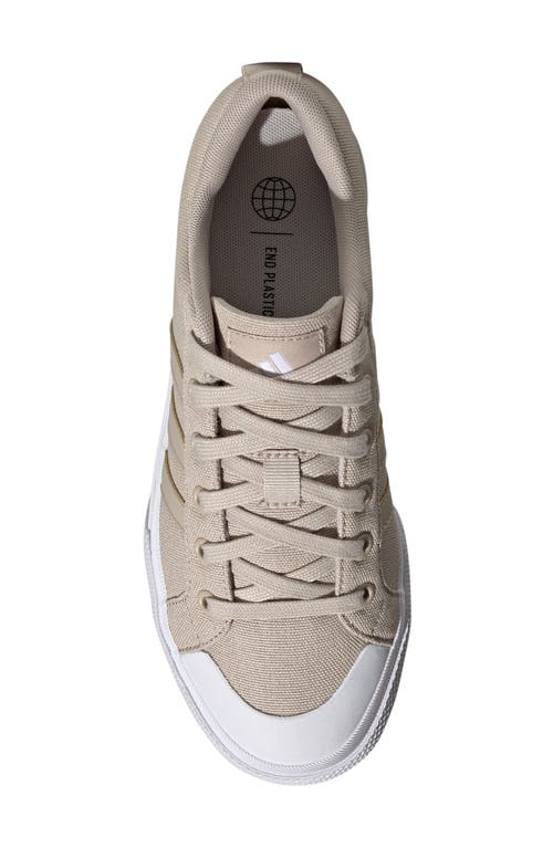 Shop Adidas Originals Adidas Bravado 2.0 Platform Skate Sneaker In Wonder Beige/beige/white