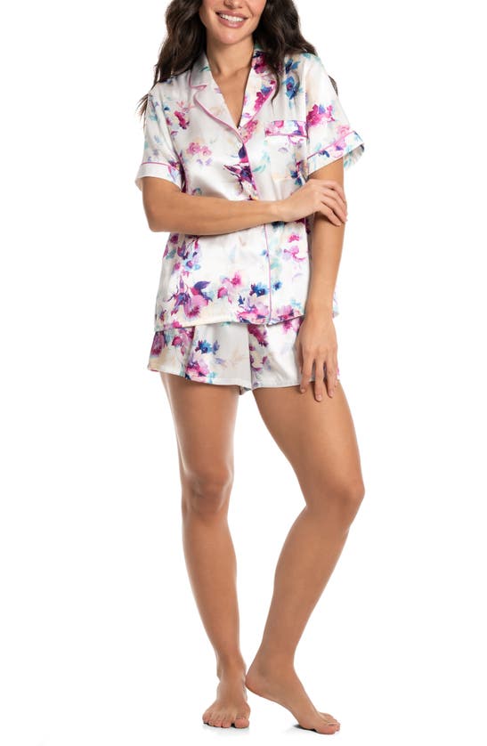 In Bloom By Jonquil Shortie Pajamas In Ivy