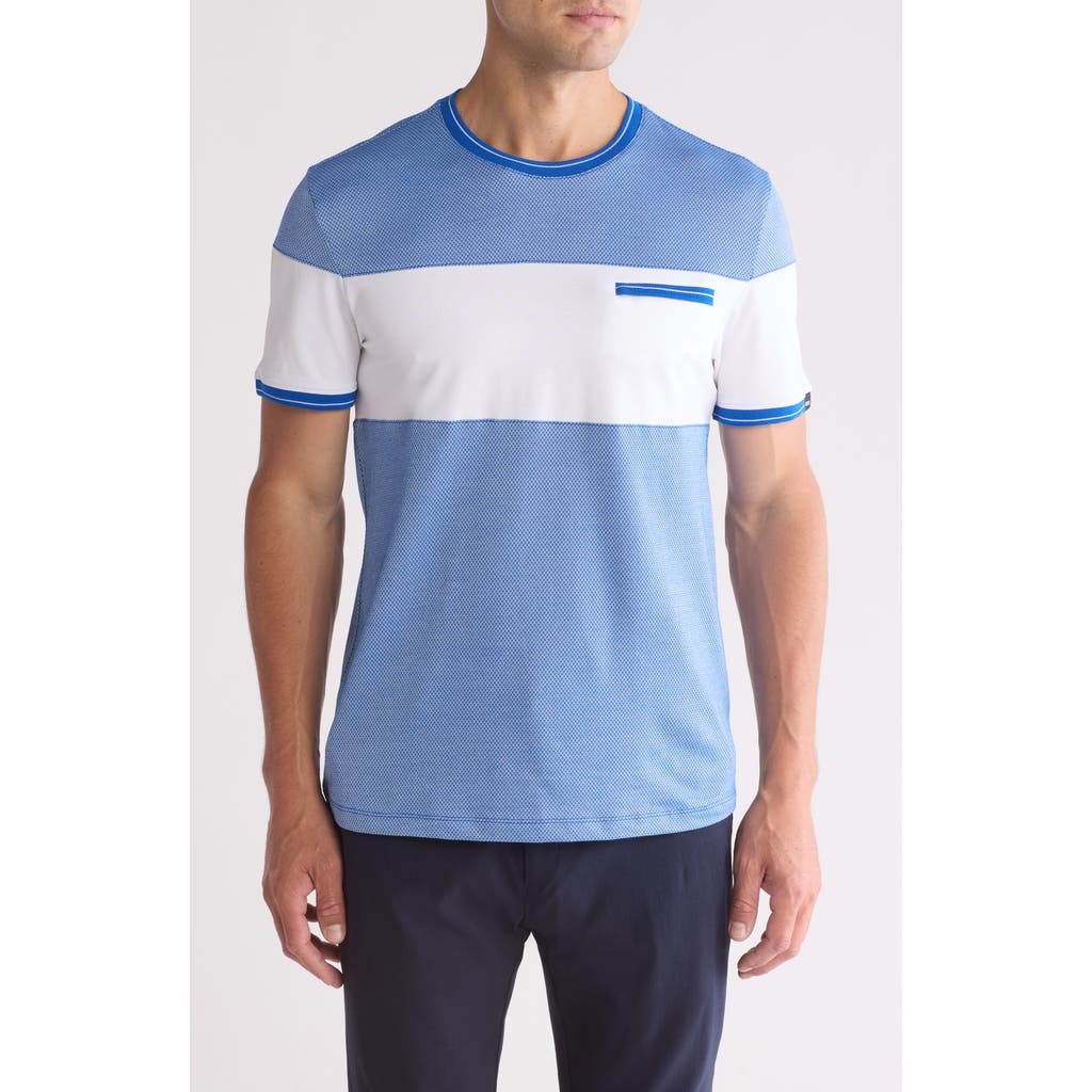 Dkny Sportswear Kane Cotton Blend T-shirt In Blue