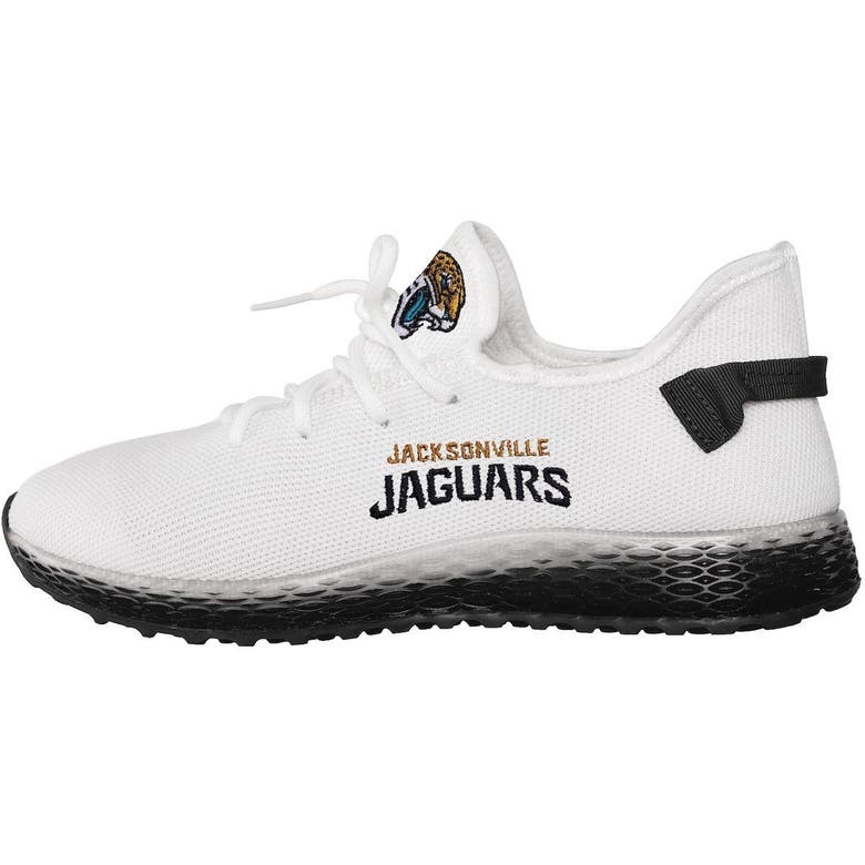 Jacksonville Jaguars Gradient Sole Knit Trainers In White