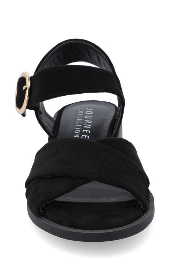 Journee Collection Cressida Sandal In Black