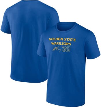 Men's Nike Stephen Curry Royal Golden State Warriors Name & Number