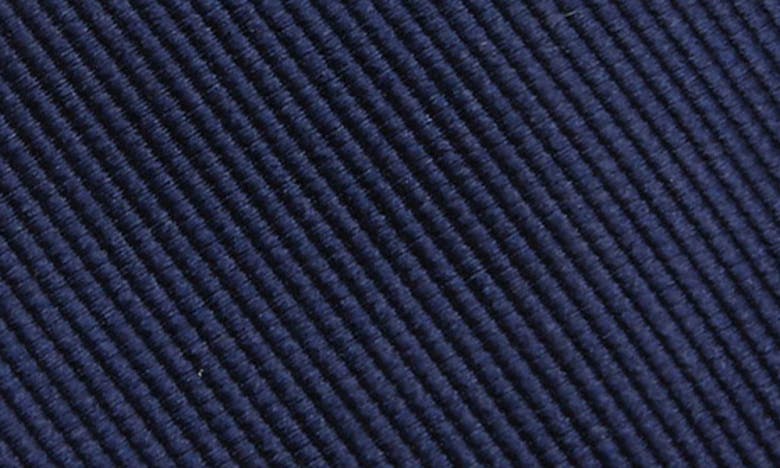 Shop Duchamp Textured Solid Silk Tie In Navy