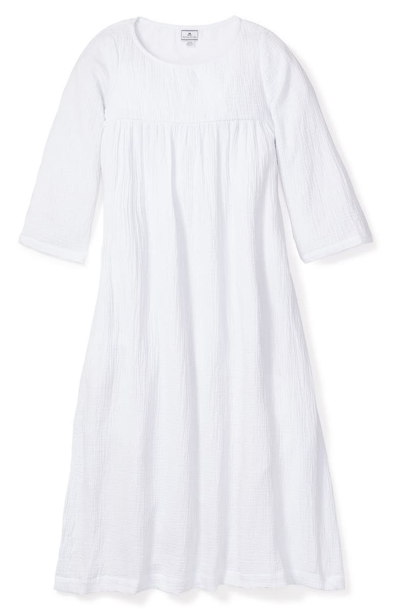 Petite Plume Provence Cotton Gauze Nightgown Nordstrom