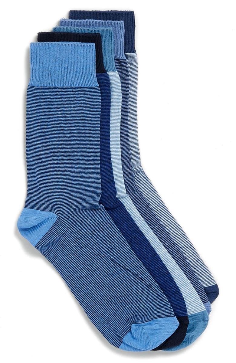 Topman Assorted Texture Socks (5-Pack) | Nordstrom