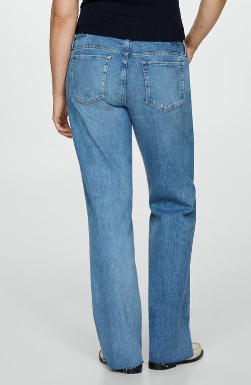 MANGO MANGO OVER THE BUMP WIDE LEG MATERNITY JEANS 