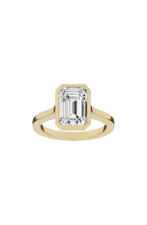 Jennifer Fisher 18K Gold Emerald Cut Lab Created Diamond Solitaire Ring - ctw in 18K Yellow Gold at Nordstrom
