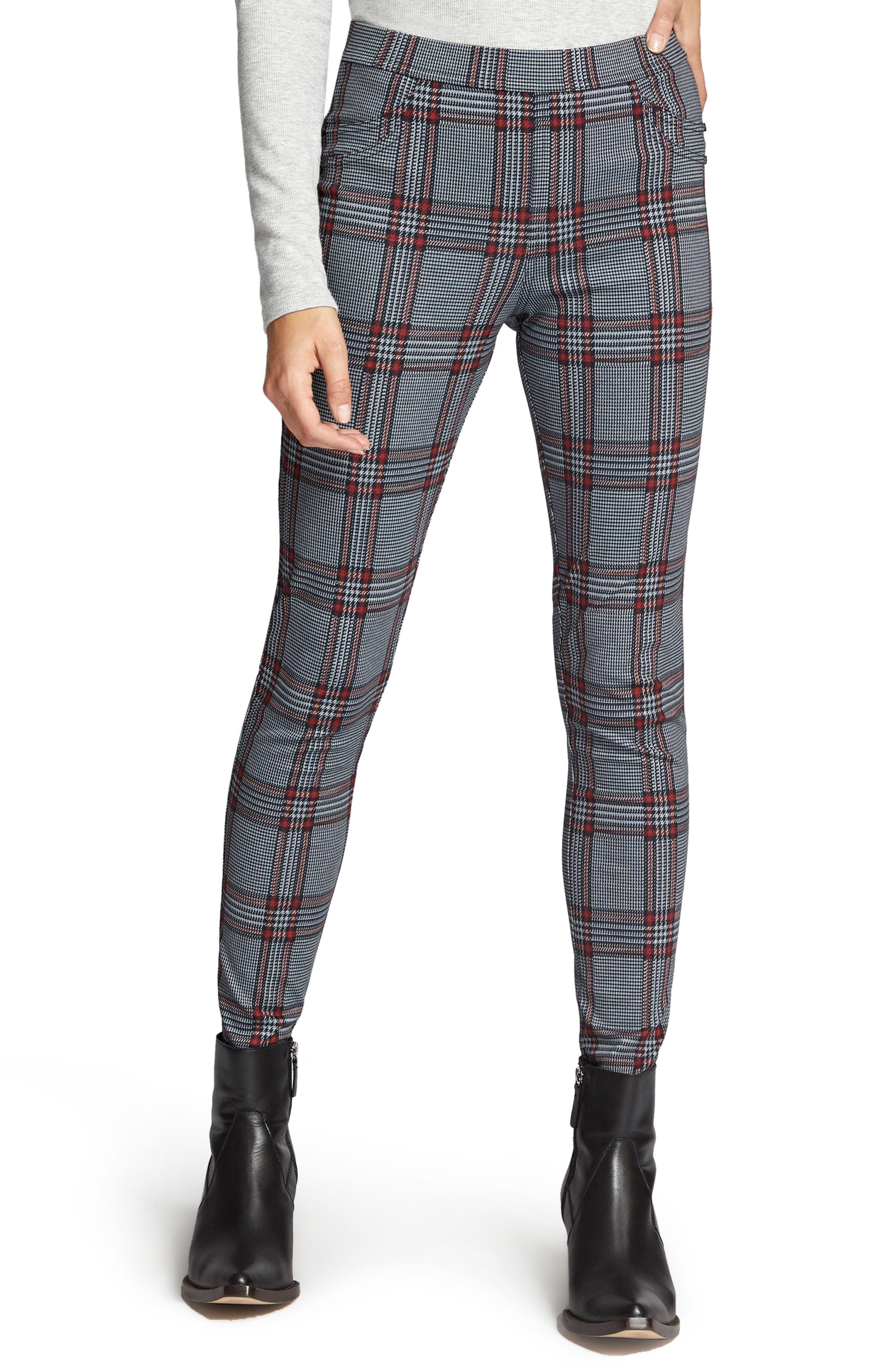sanctuary grease plaid leggings