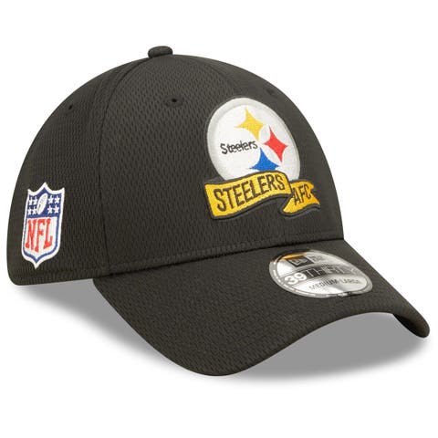 Men's Pittsburgh Steelers New Era Black Ink Dye 2022 Sideline 9FIFTY  Snapback Hat