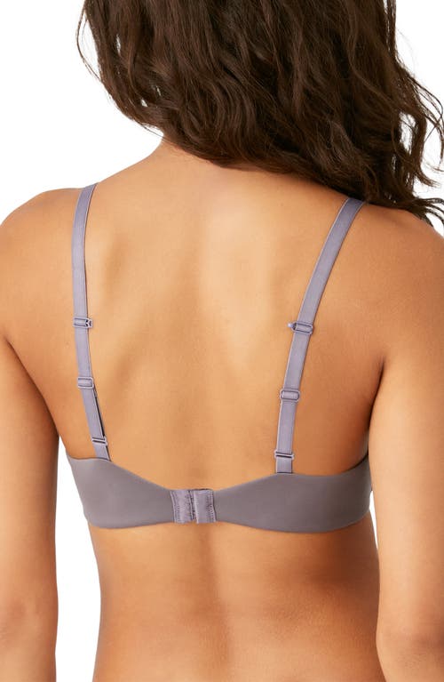 B.tempt'd By Wacoal Future Foundations Wire-free Plunge T-shirt Bra In Shark