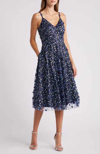 Eliza J Feather Trim Illusion Neck Sheath Cocktail Dress Nordstrom