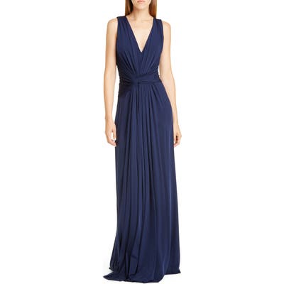 Jason Wu Collection Sleeveless Fluid Jersey Evening Gown, Blue
