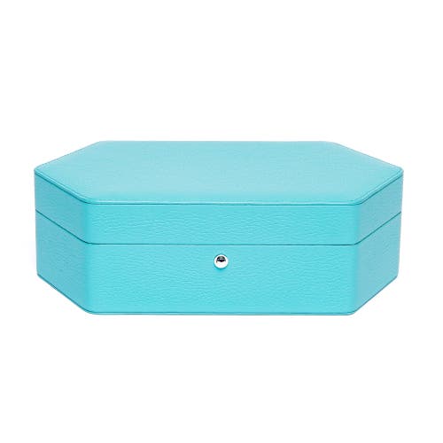 Rapport London Portobello Three Watch Box In Turquoise