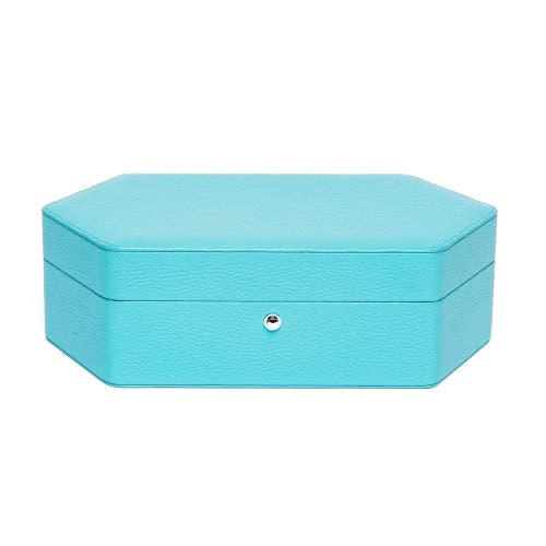 Shop Rapport London Portobello Three Watch Box In Turquoise