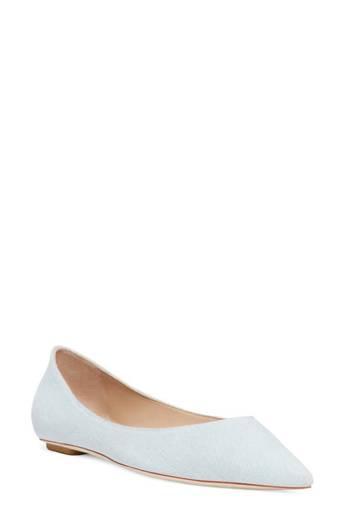 Stuart Weitzman Emilia Pointed Toe Flat Wash at Nordstrom,