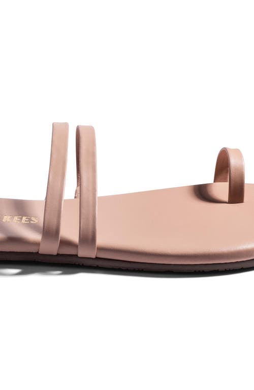Tkees Leah Toe Loop Sandal In Buff