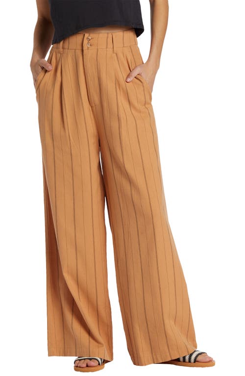 Billabong Tailor Made Wide Leg Cotton Pants in Shoreline 