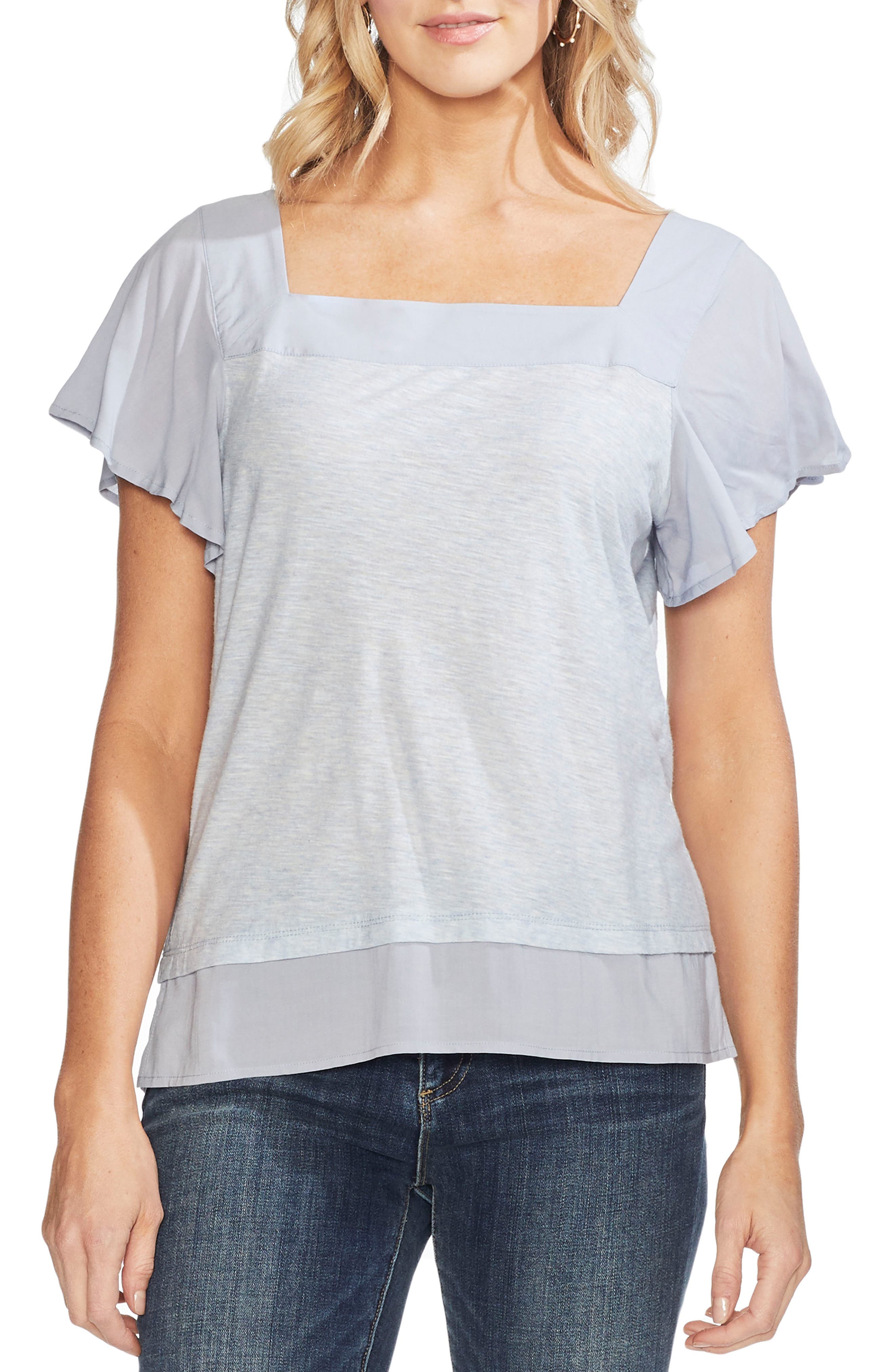 vince camuto layered look top