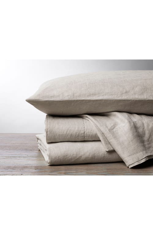 Coyuchi Relaxed Organic Linen Sheet Set in Natural Chambray at Nordstrom