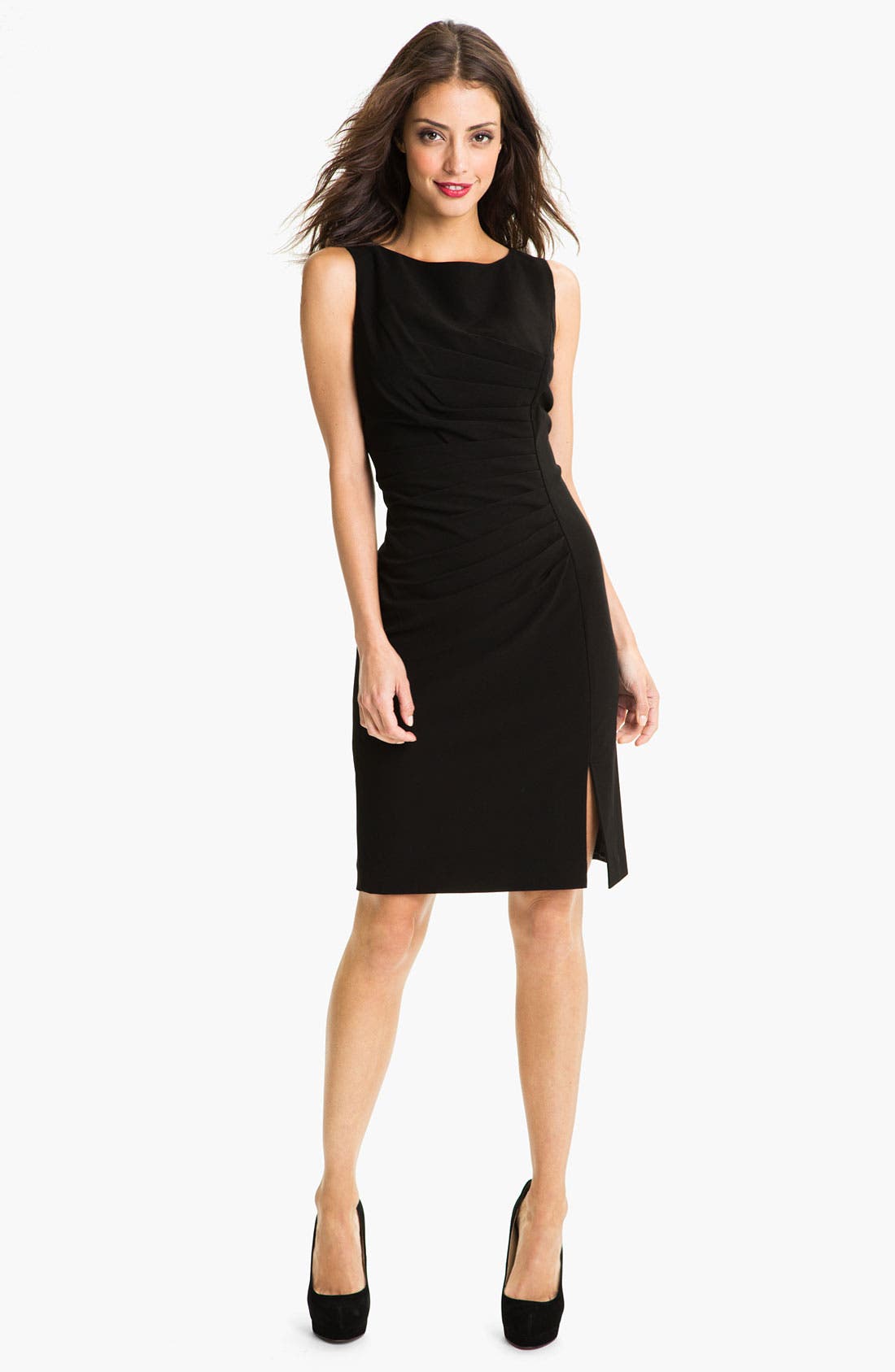 calvin klein pleated dress